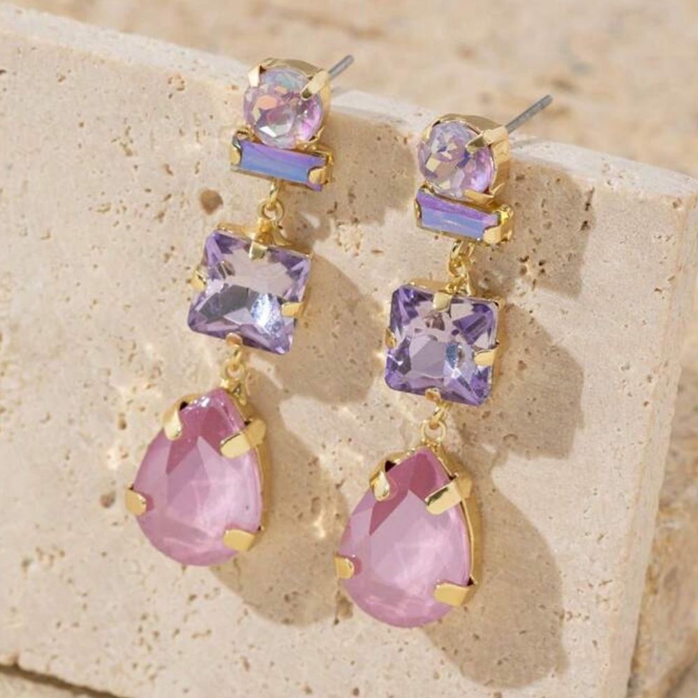 Bohemian Purple drop A1286